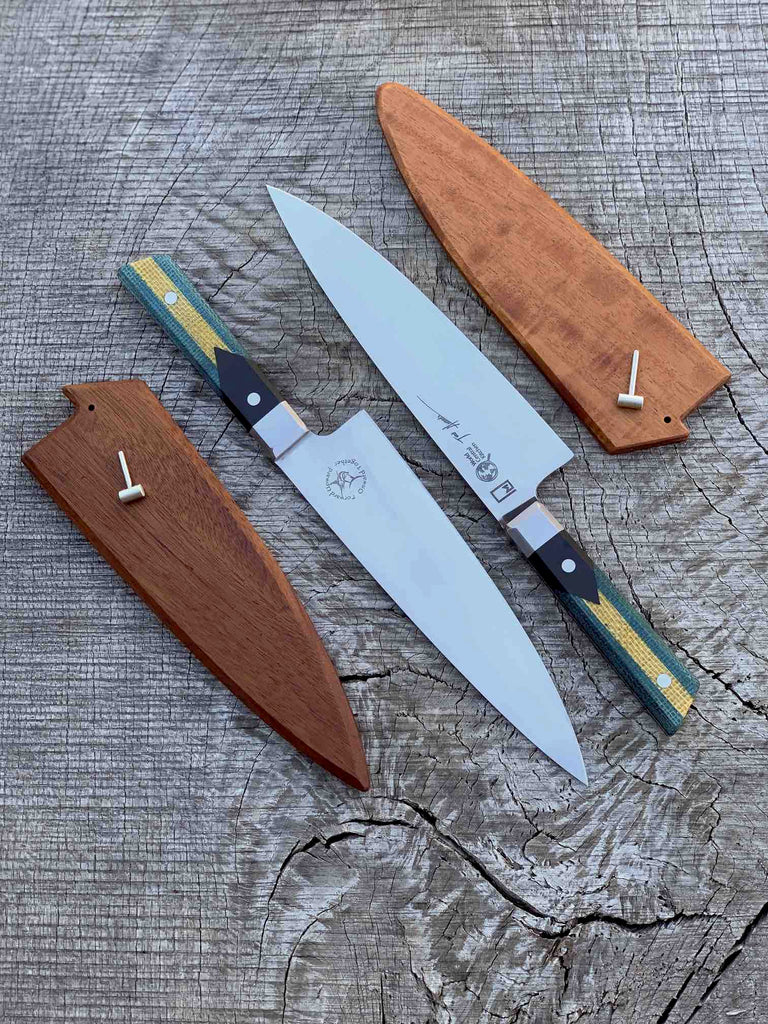 Folding Elite Chef Knife with Leather Case